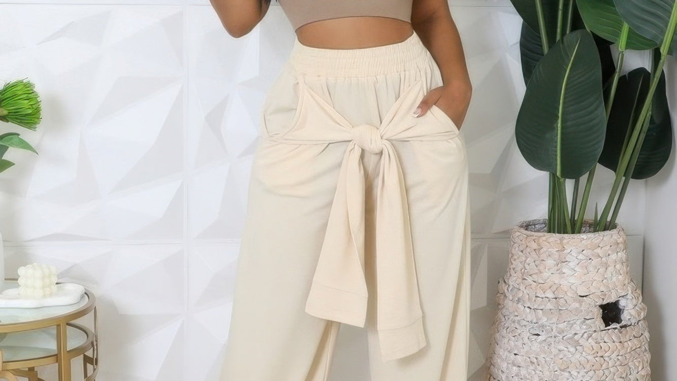 High-waisted Stretch Pants